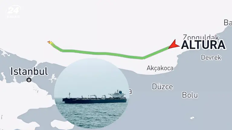 У Чорному морі вибухнув турецький танкер Altura з російською нафтою