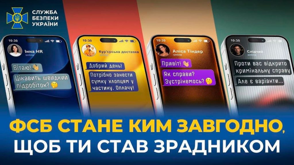 СБУ розпочала нову хвилю інформаційної кампанії з протидії вербуванню українців: «фсб стане ким завгодно, щоб ти став зрадником»